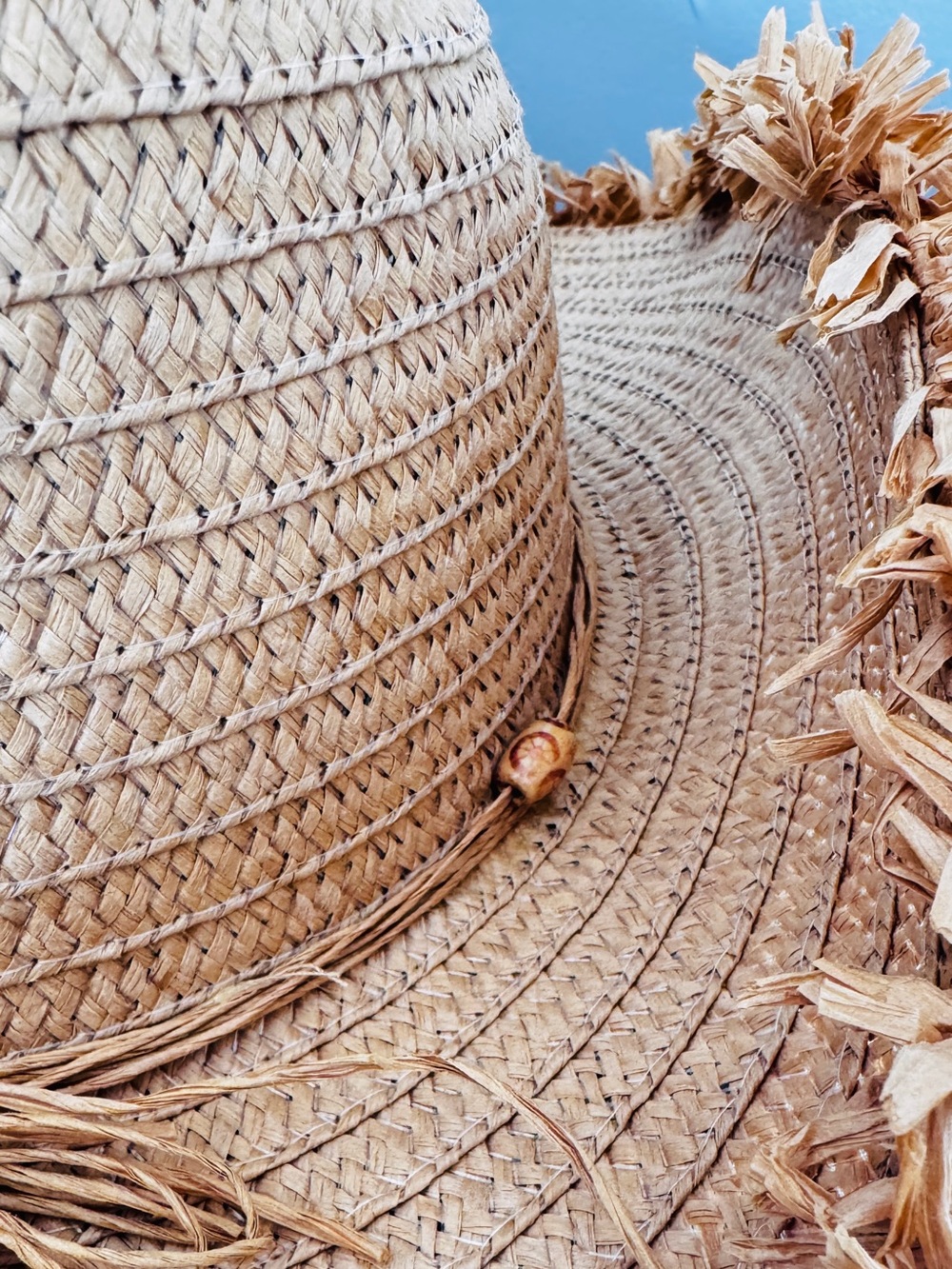 Straw Cowboy Sun Hat in Natural Tan - Picture 4 of 5